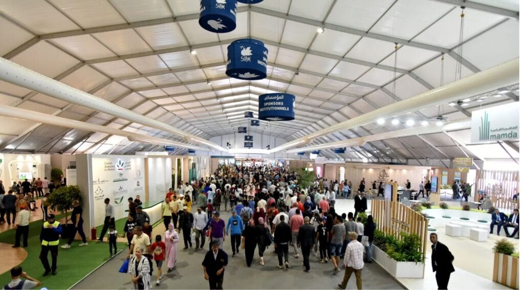Vue générale SIAM 2026 Meknès : innovation agriculture Maroc.